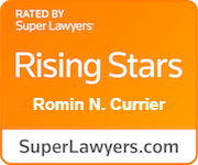 Rated by Super Lawyers, Romin N. Currier